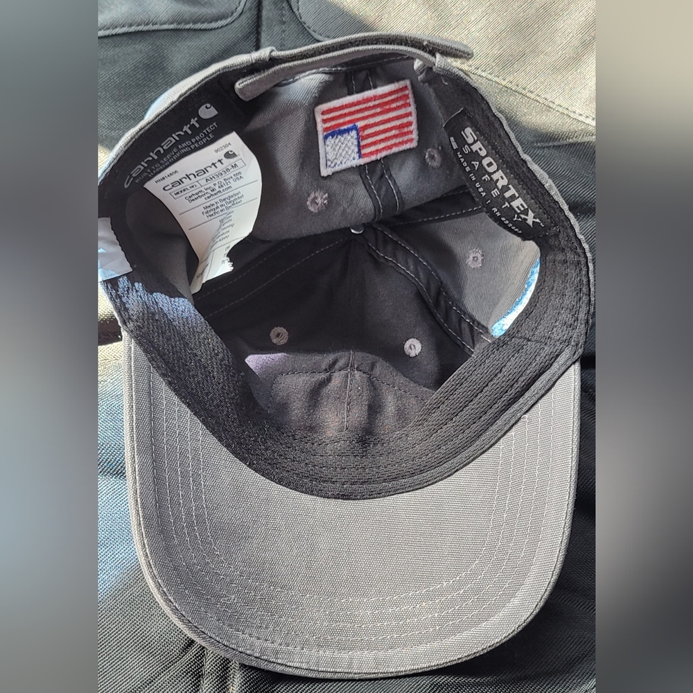 Carhartt Gray Cap with Patch - Picture 7 of 7